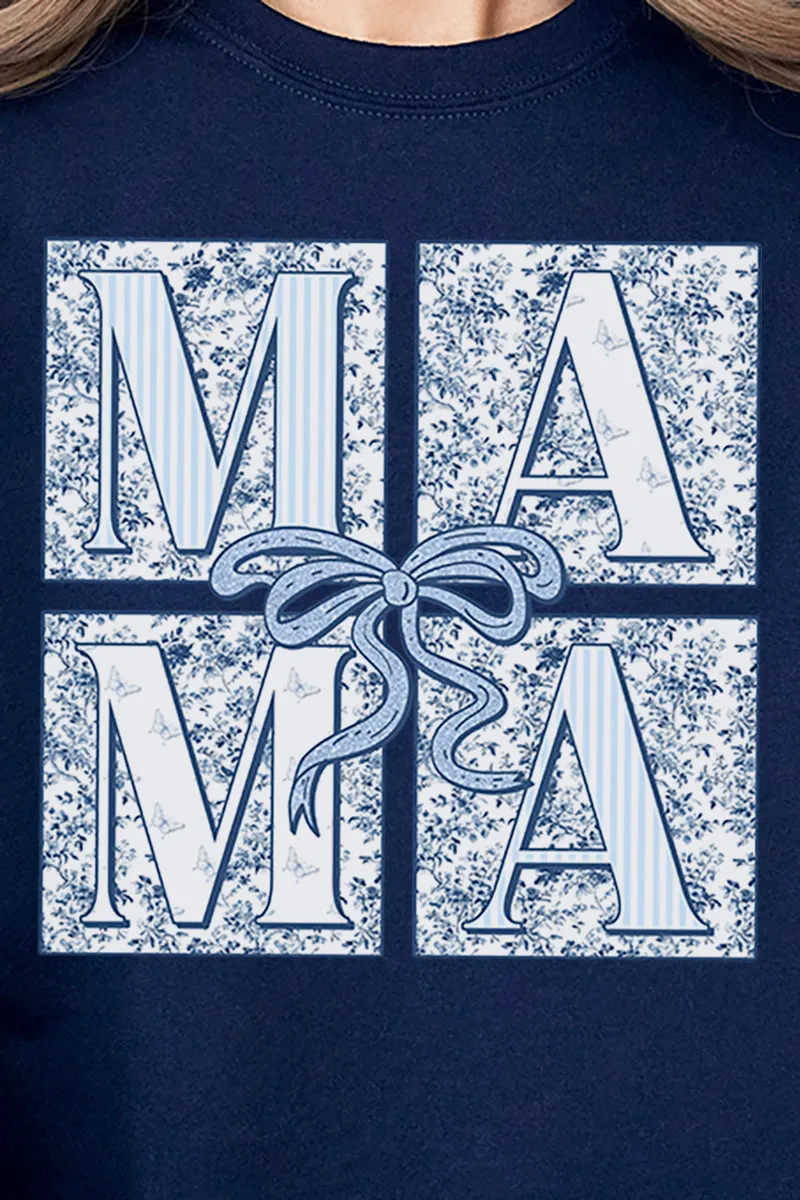 Preppy Blue Mama Unisex NuBlend Crew Sweatshirt