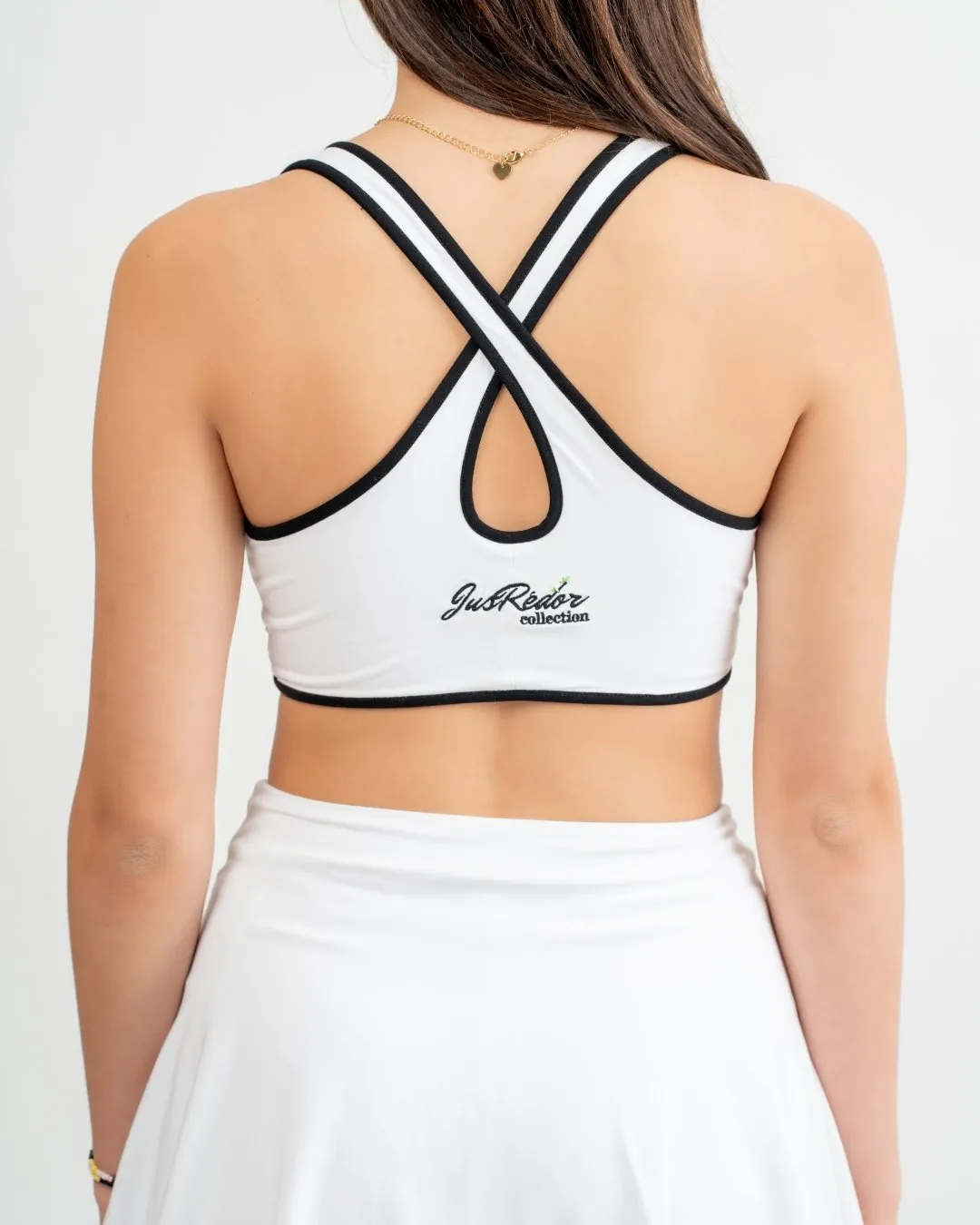 Prosperous Tennis Dress - White