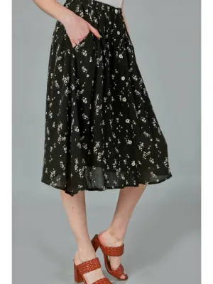 PS Kate Ditsy Woven Pocket Midi Skirt. Fall Clearance!
