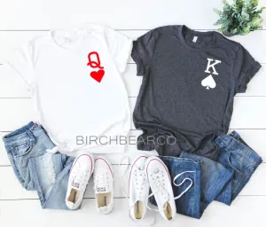 Queen Of Hearts King Of Spades Shirt