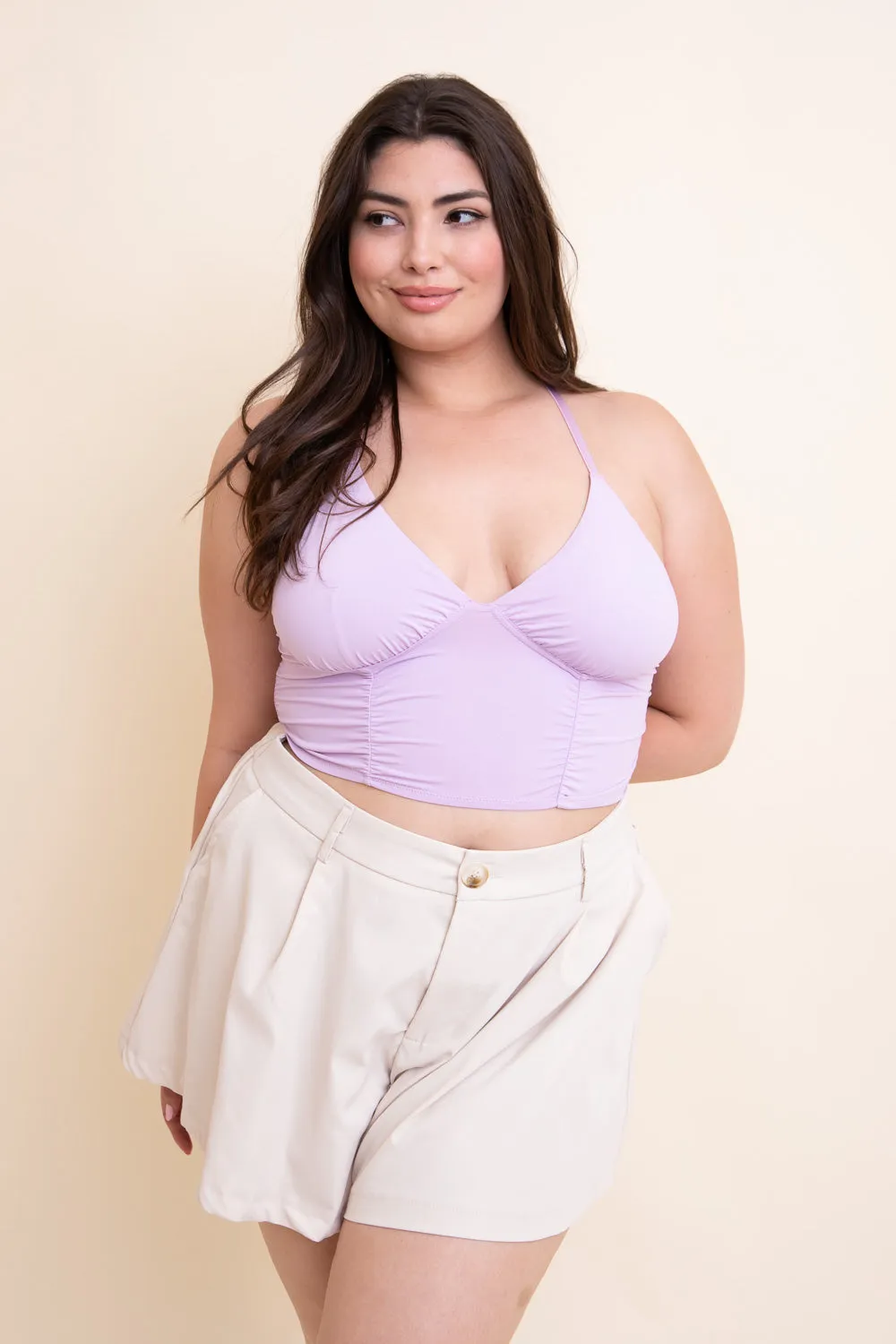 Ruched Bralette Plus - 3 colors