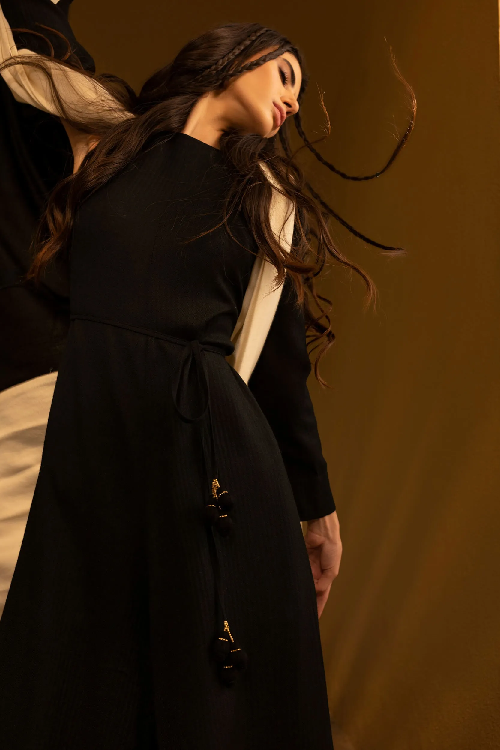Sao Paulo Woollen Jumpsuit (Black)