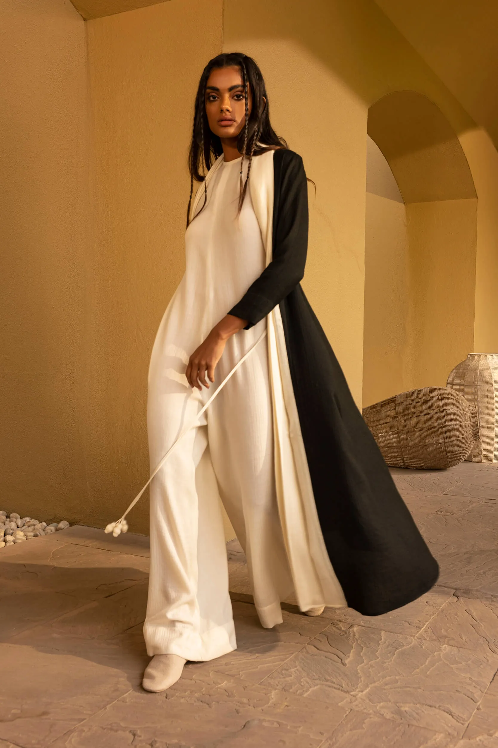 Sao Paulo Woollen Jumpsuit (Ivory)