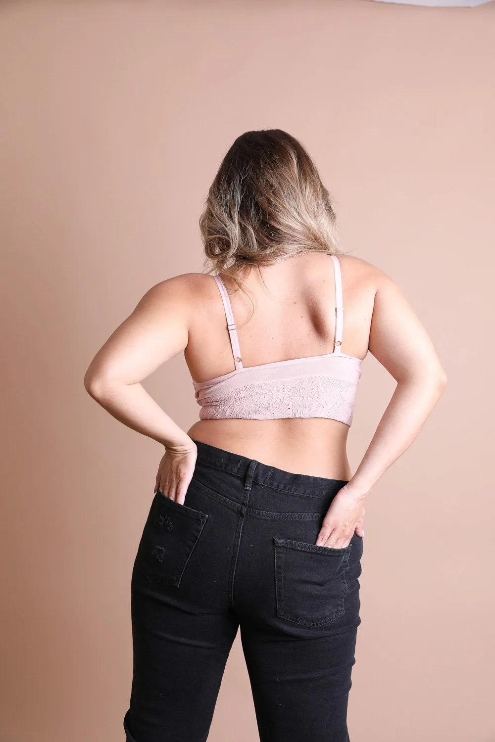 Seamless Padded Textured Brami Plus - 6 colors