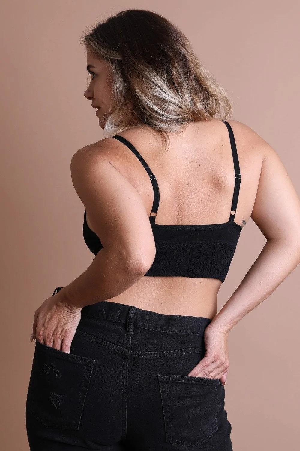Seamless Padded Textured Brami Plus - 6 colors