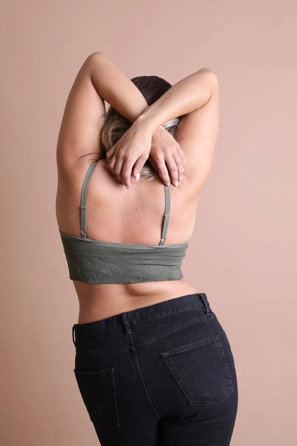 Seamless Padded Textured Brami Plus - 6 colors