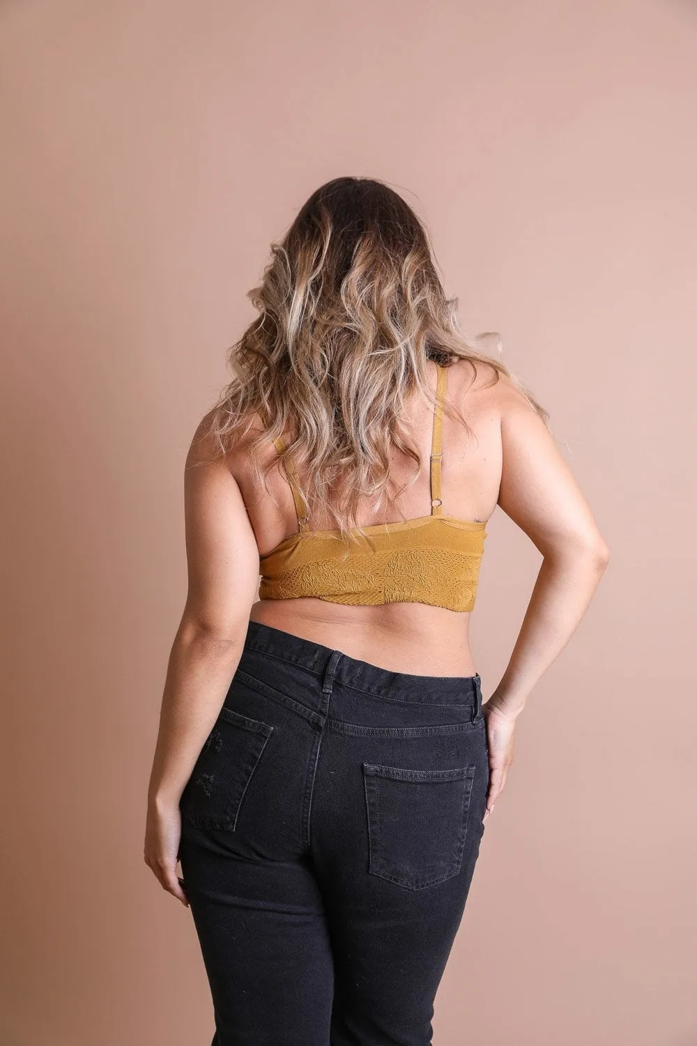 Seamless Padded Textured Brami Plus - 6 colors
