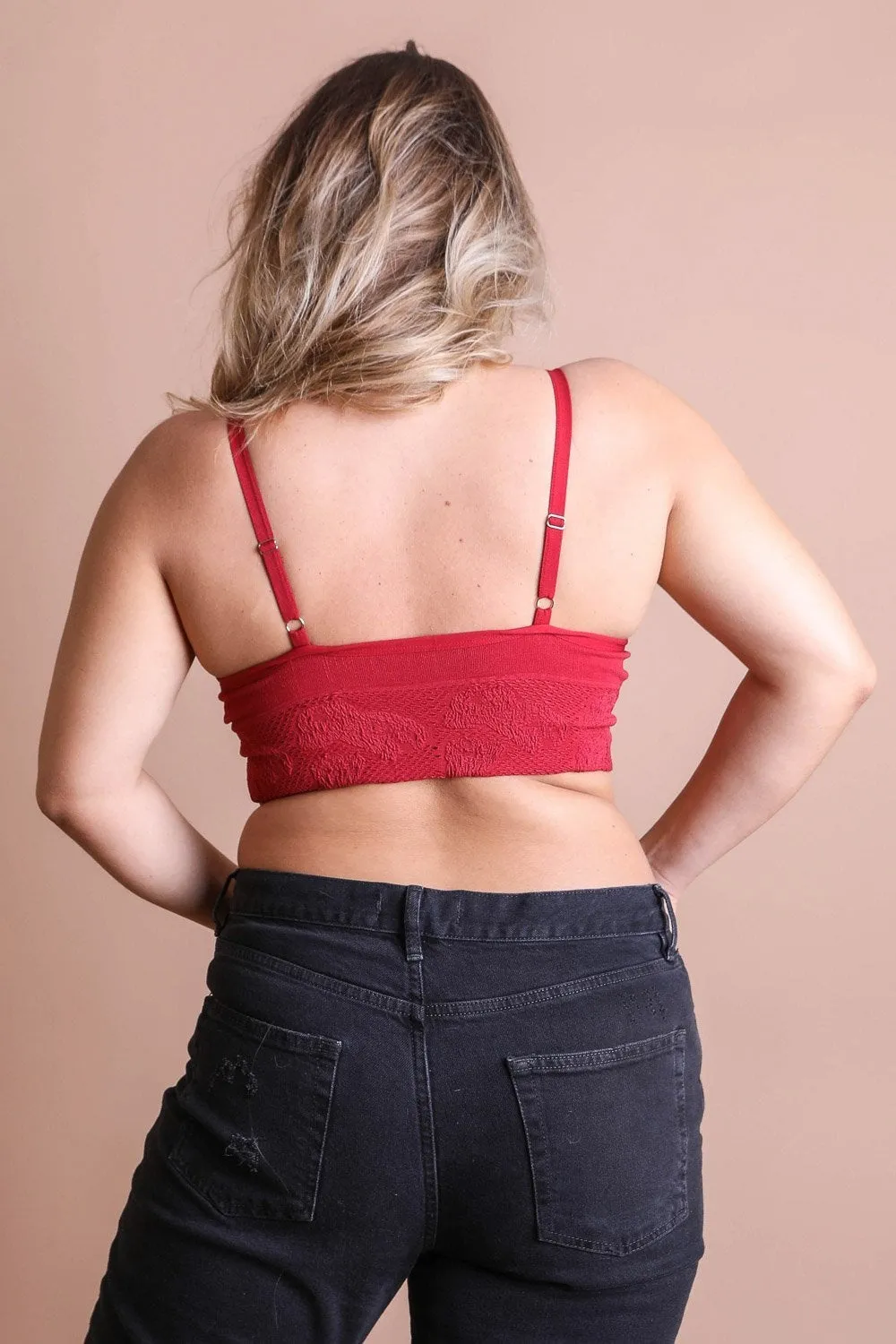 Seamless Padded Textured Brami Plus - 6 colors