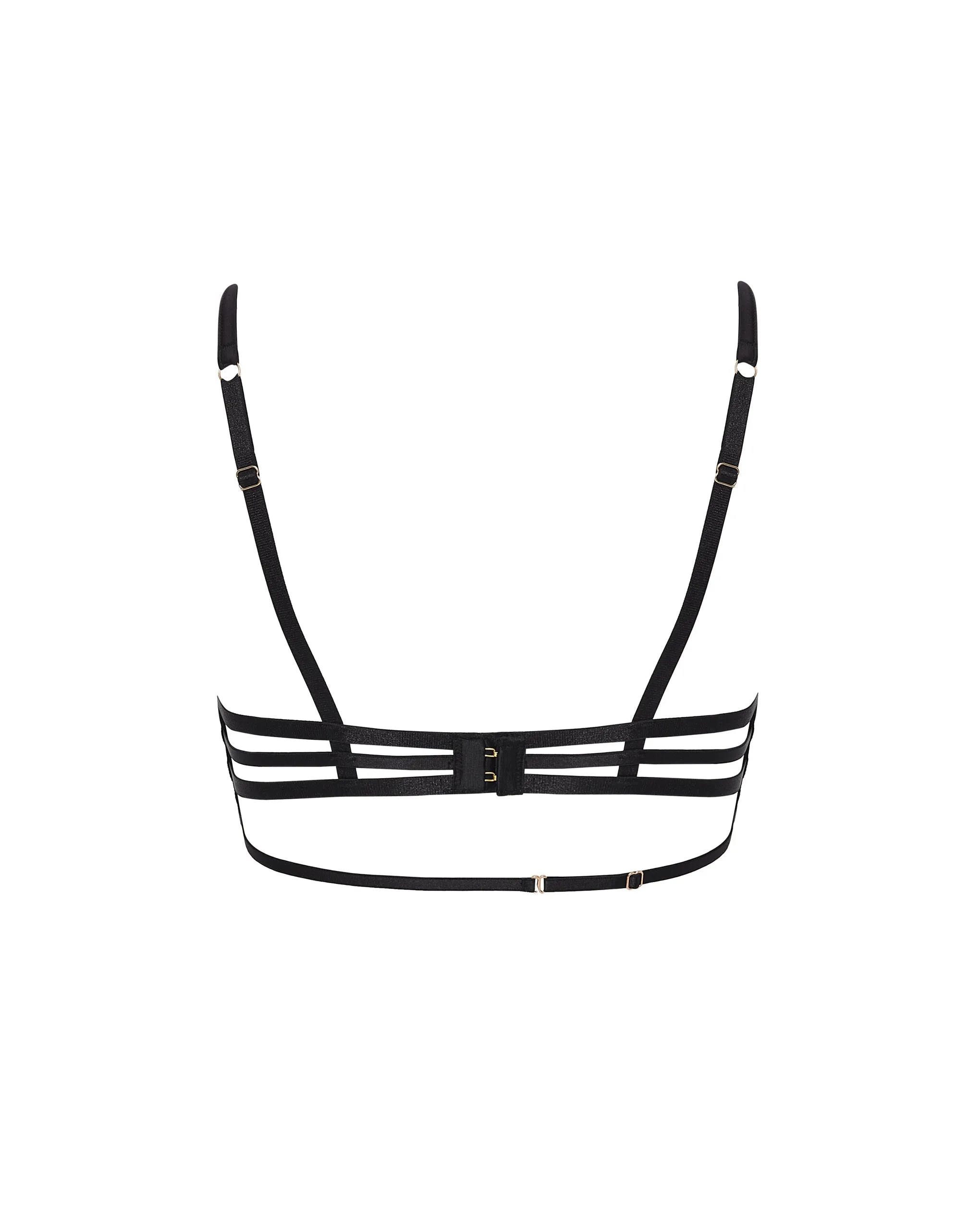 Shirin Semi-Open Wired Bra Black