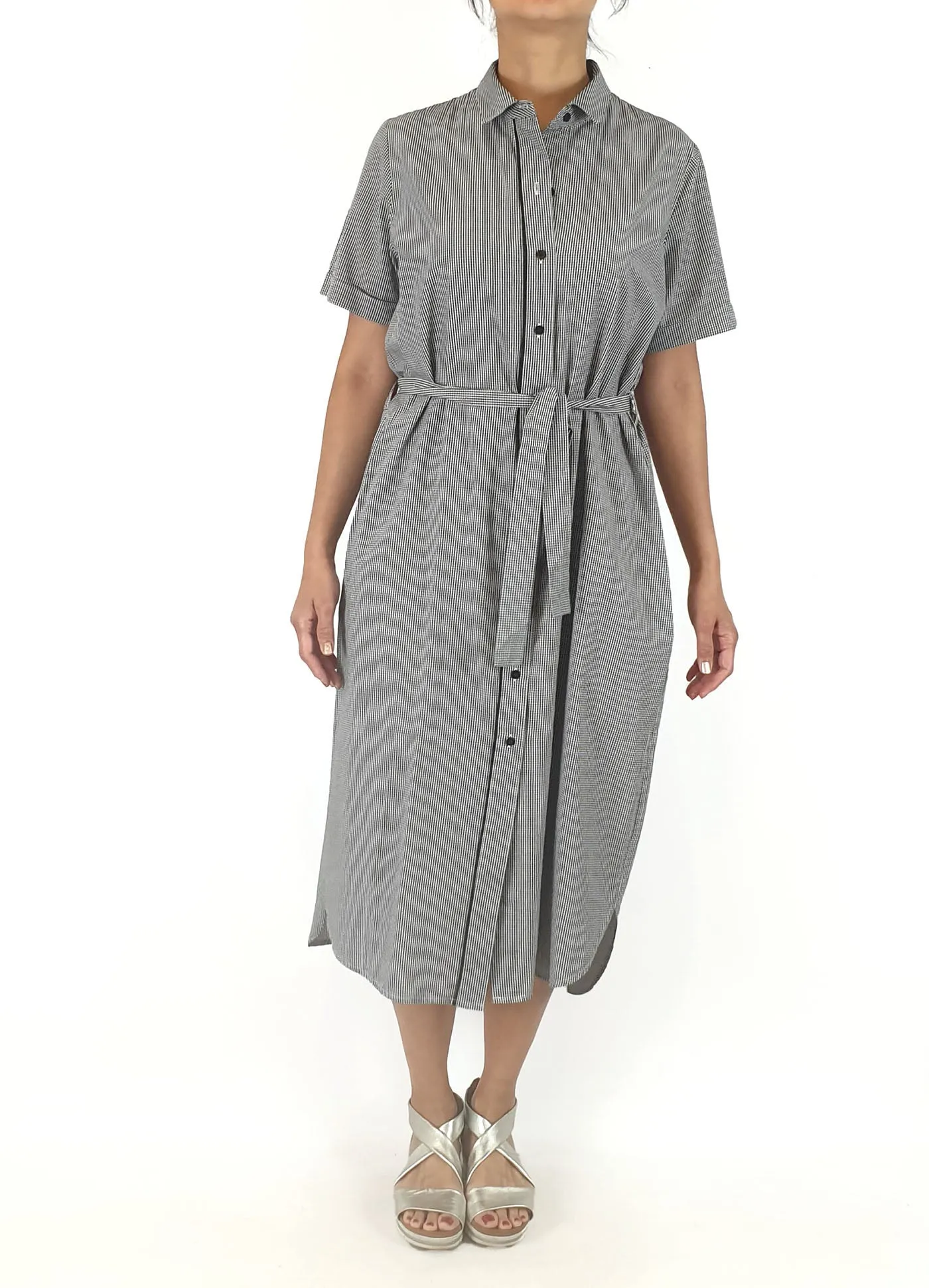 Skin & Threads black and white check dress size 10