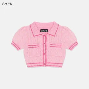 SMFK Campus Pink Checkered Polo