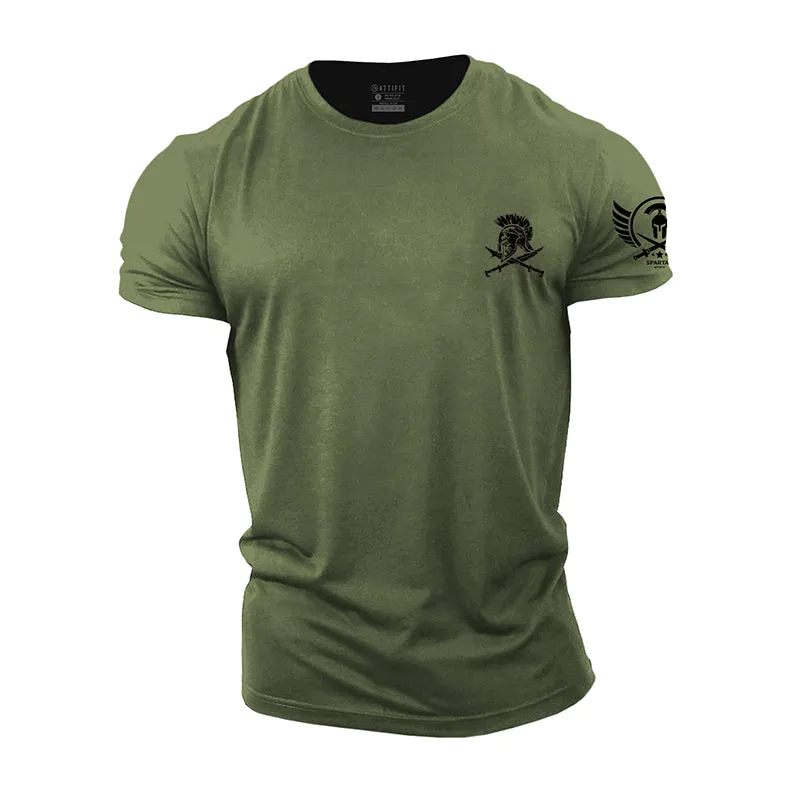 Spartan Helmet Cotton T-Shirt