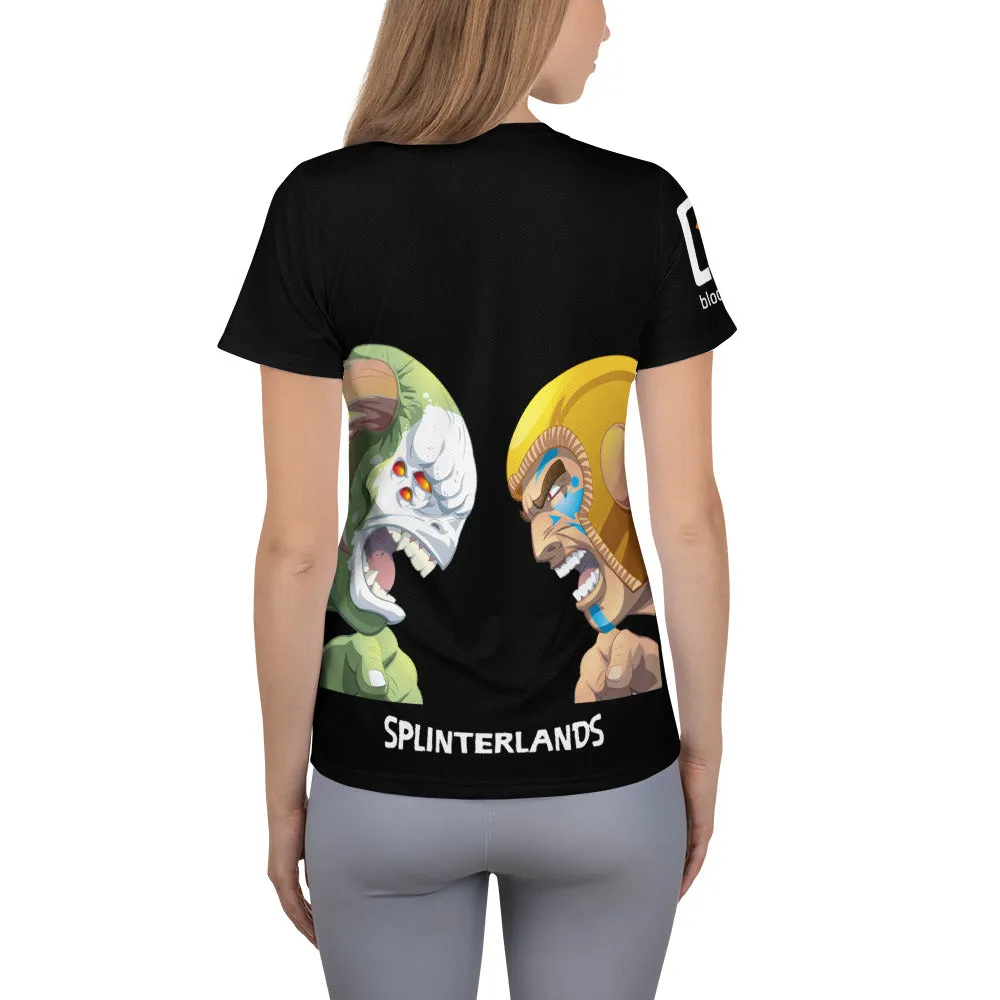 Splinterlands All-Over Print Women's Athletic T-shirt