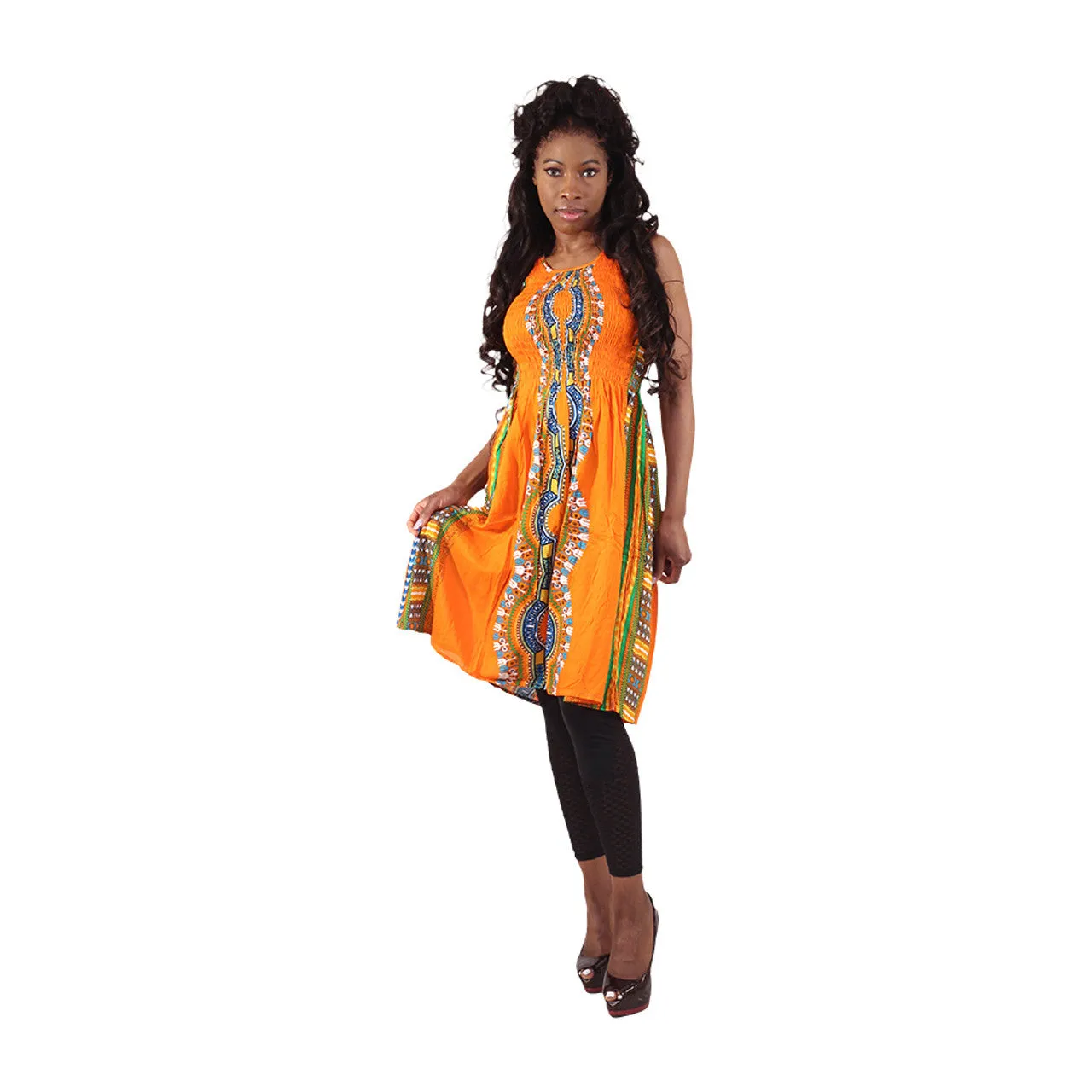 Summer-Ready Dashiki Midi Dress – Bold, Breezy & Effortlessly Stylish ☀️🌿