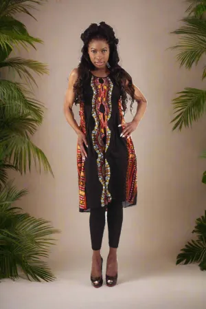 Summer-Ready Dashiki Midi Dress – Bold, Breezy & Effortlessly Stylish ☀️🌿