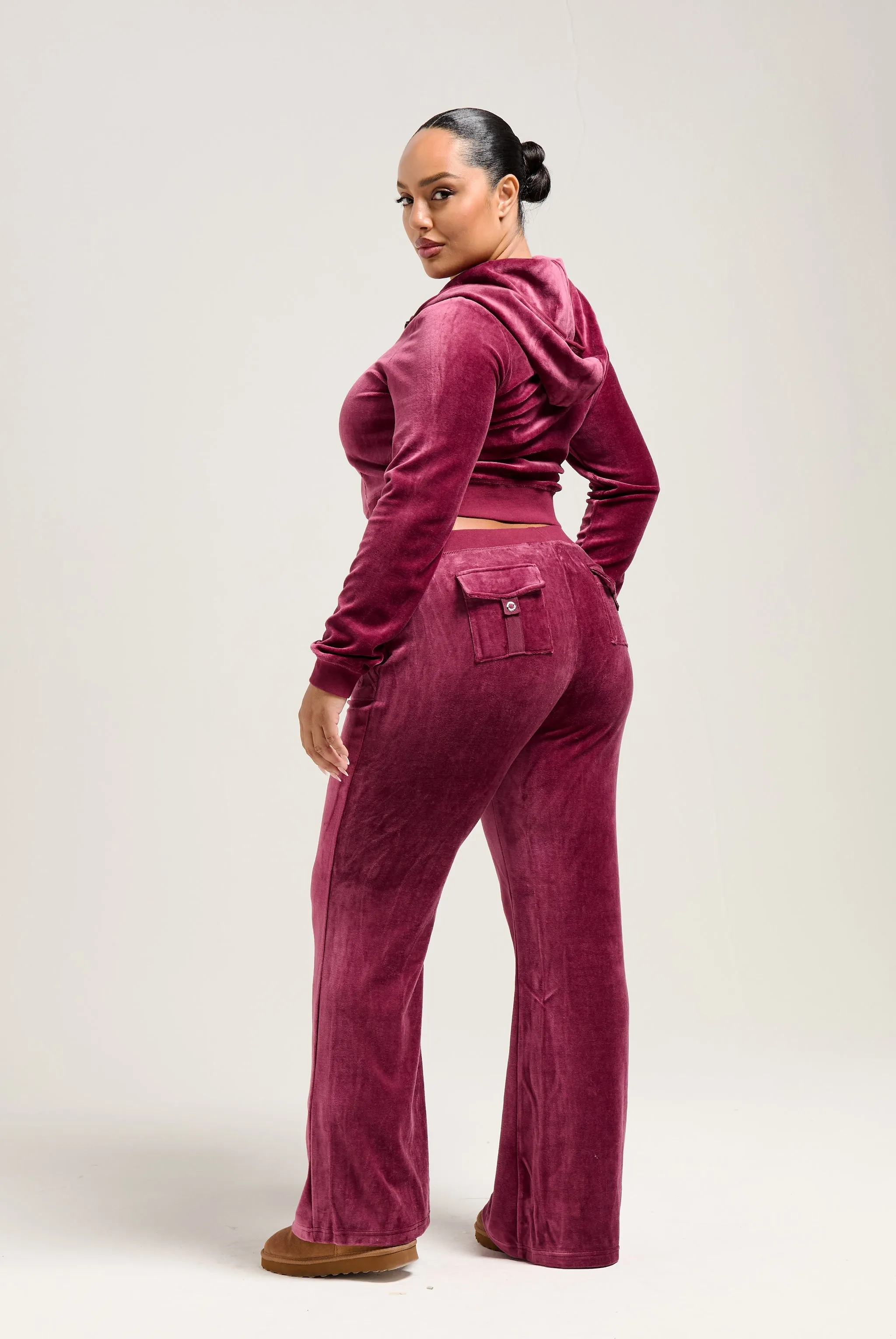 TAWNY PORT BAMBOO VELOUR HERITAGE HOODIE