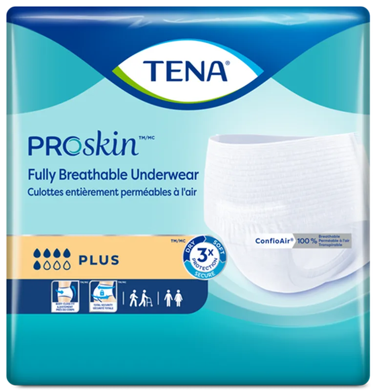 TENA® Plus Protective Incontinence Underwear, Plus Absorbency,  Large