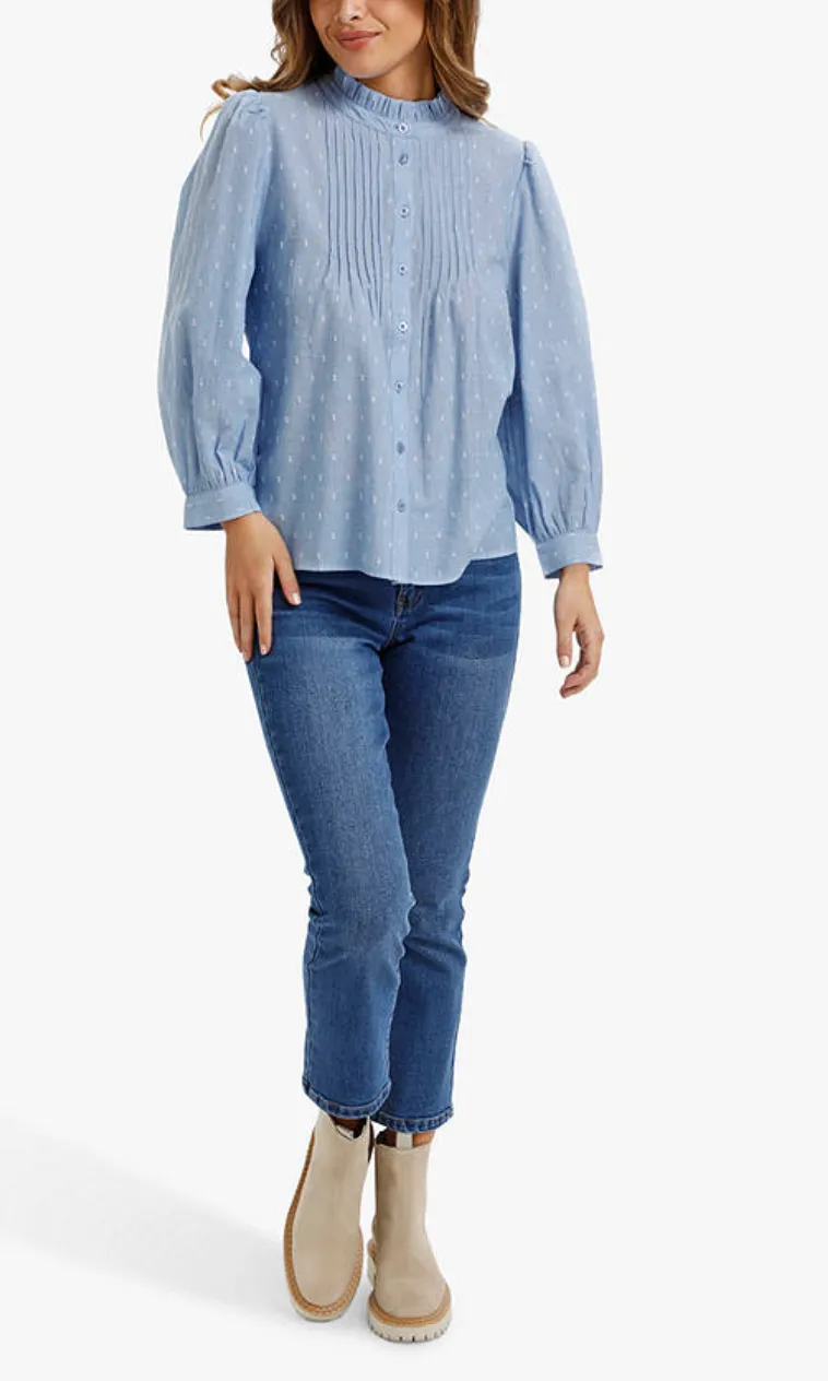 The Lisana Shirt - Light Blue - PLUS