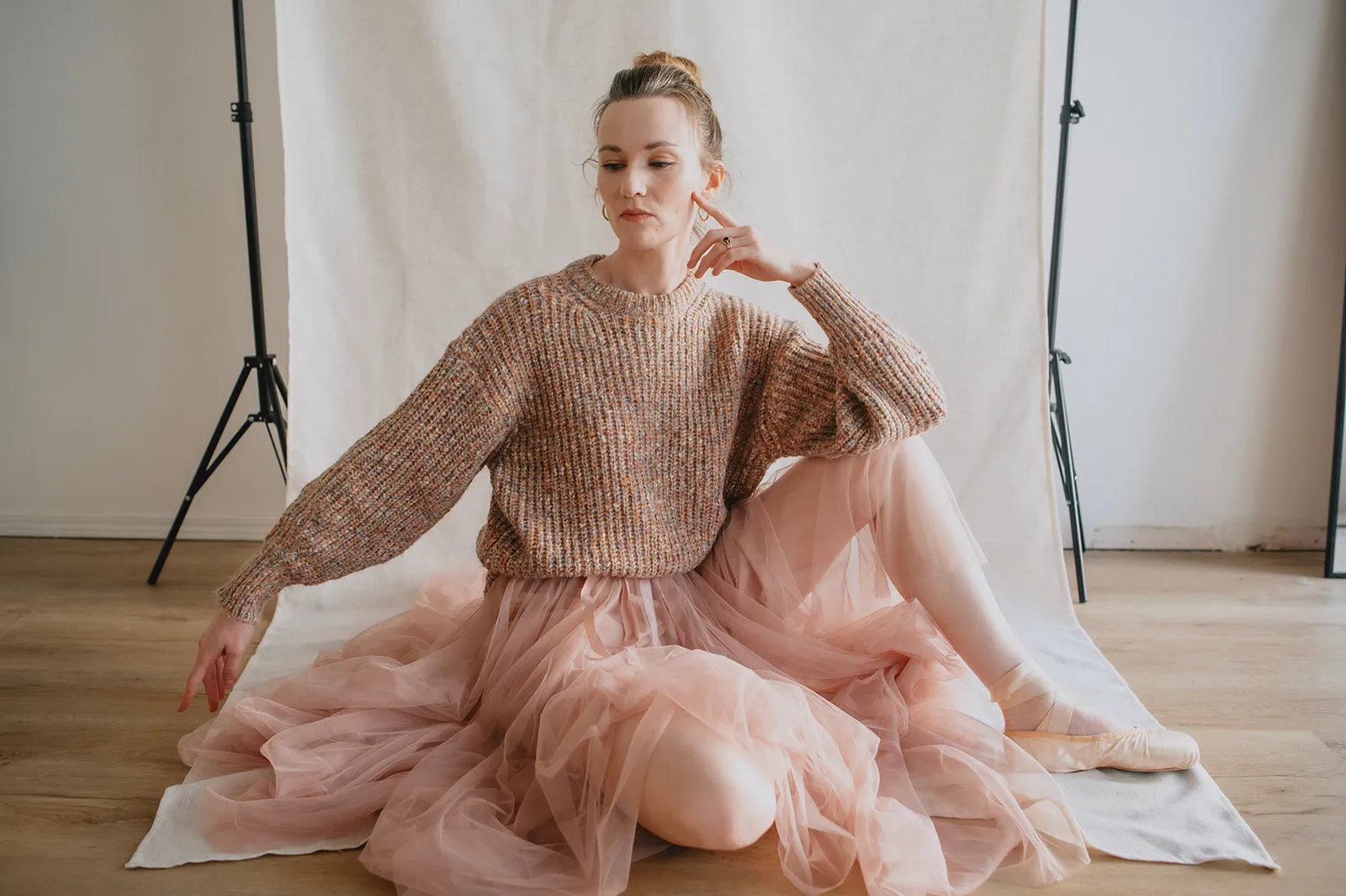 The Misty Melange Pullover Sweater - PLUS