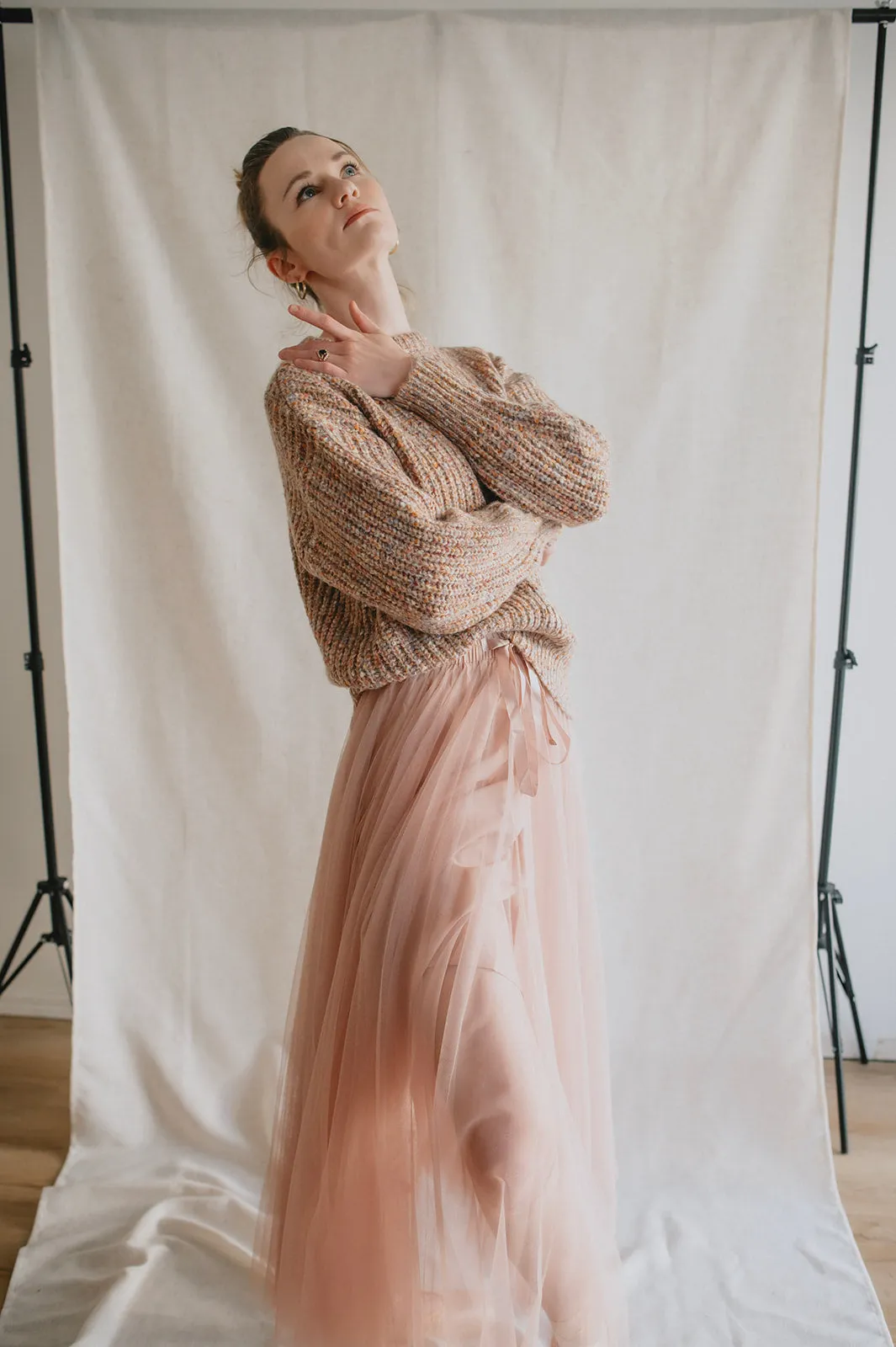 The Misty Melange Pullover Sweater - PLUS