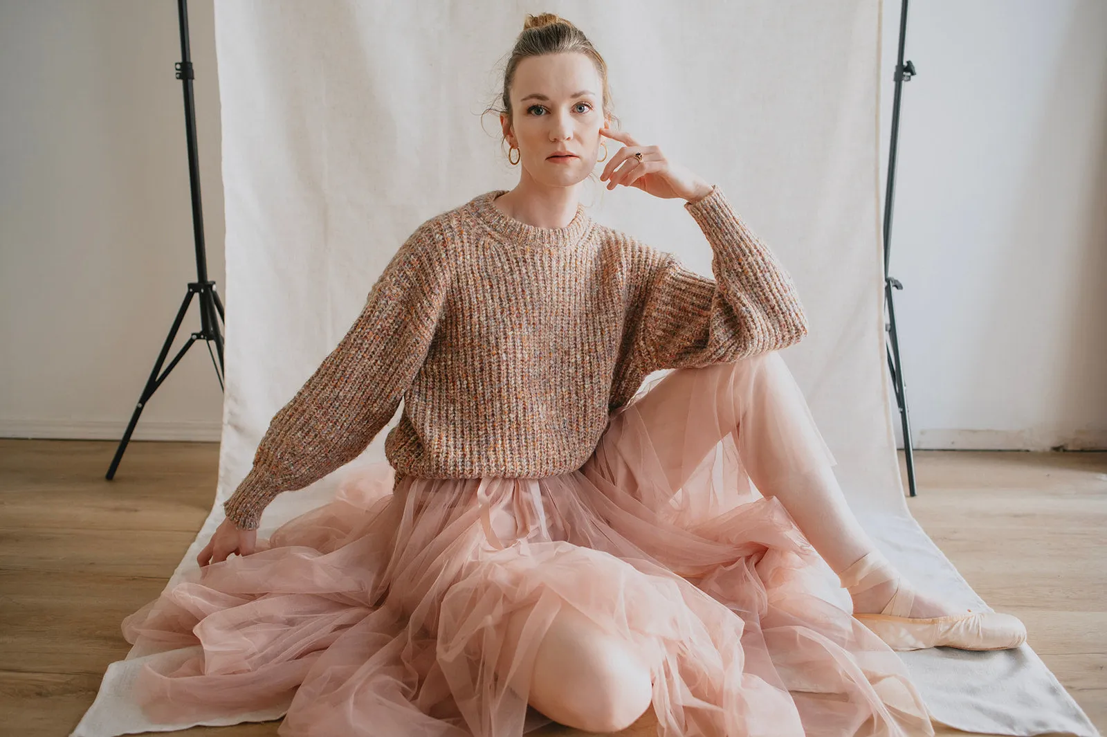 The Misty Melange Pullover Sweater - PLUS