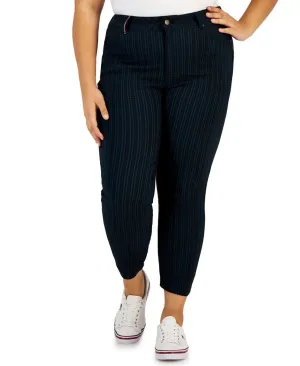 Tommy Hilfiger Womens Plus Plaid Cropped Ankle Pants W2XKG551