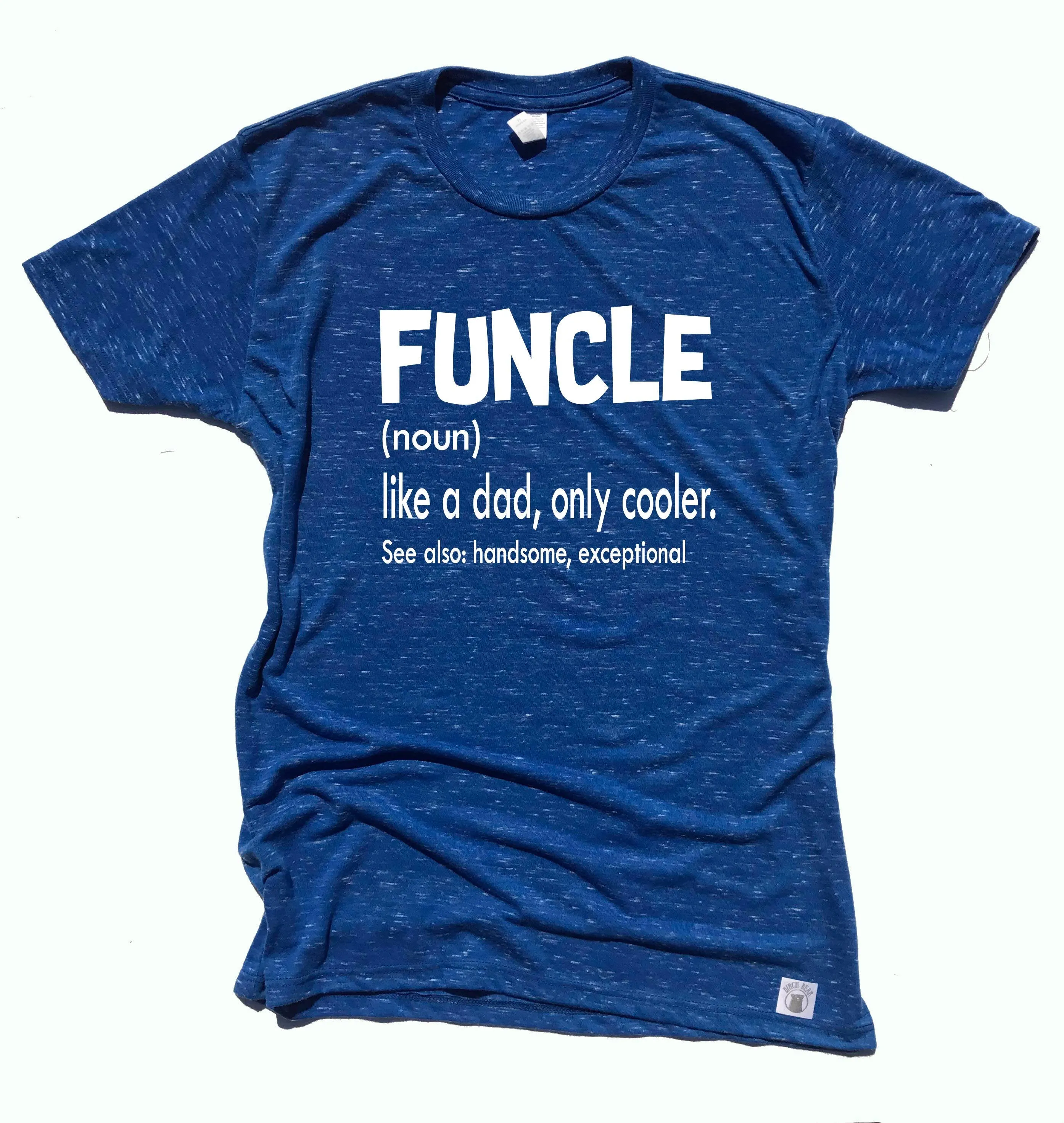 Unisex Crew Neck T Shirt Funcle T Shirt - Funcle Shirt - Uncle T Shirt - Best Uncle Ever - Shirt for Uncle