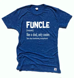 Unisex Crew Neck T Shirt Funcle T Shirt - Funcle Shirt - Uncle T Shirt - Best Uncle Ever - Shirt for Uncle
