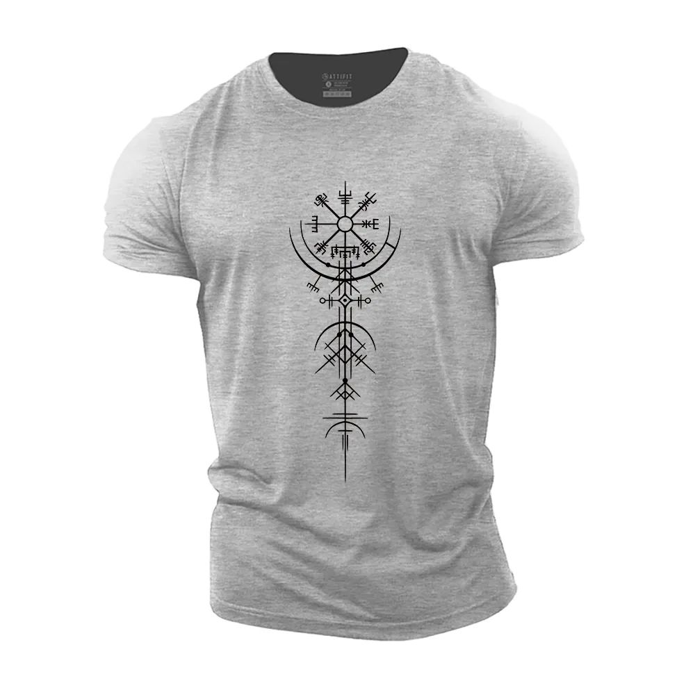 Vikings Compass Cotton T-Shirt