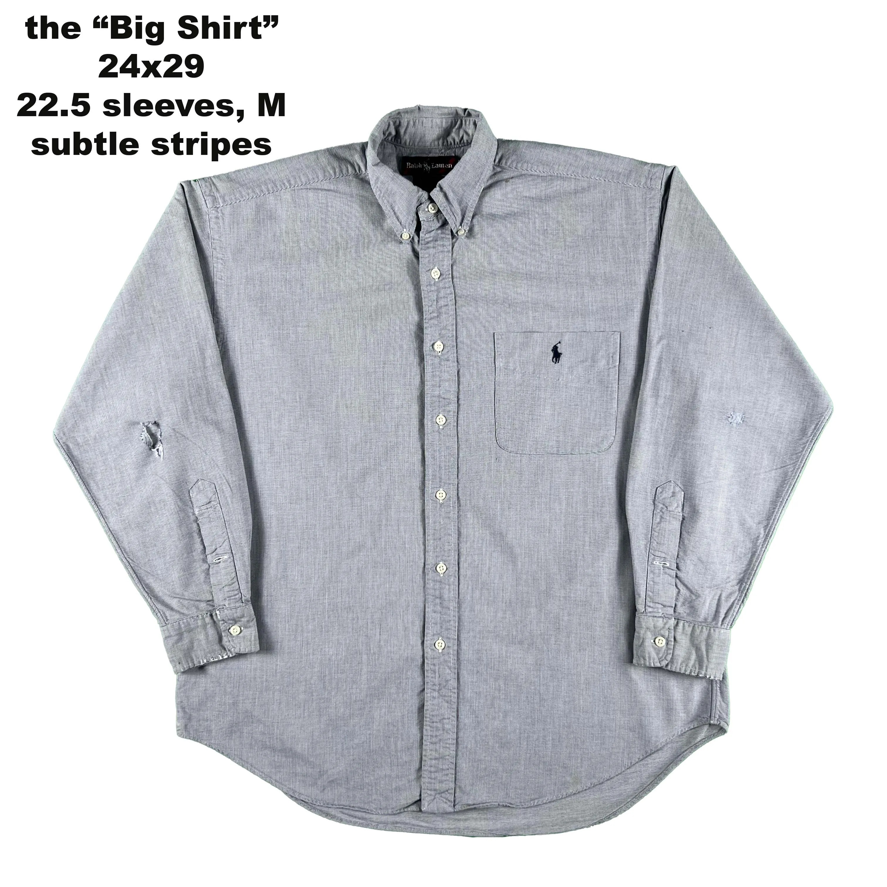 Vintage Ralph Lauren 100% Cotton Button Up Shirts- SELECT SHIRT