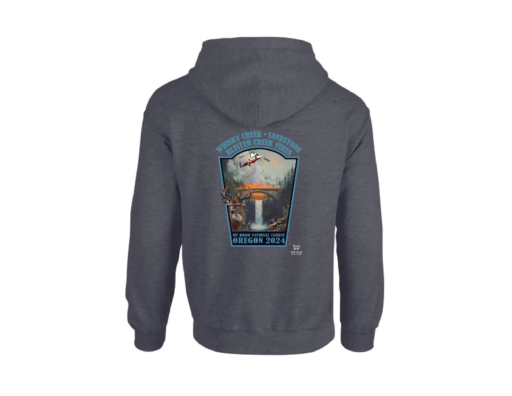 WHISKY CREEK * SANDSTONE * BLISTER CREEK FIRES FIRE HOODIE