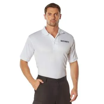 Wicking Security Polo Shirt 100% polyester