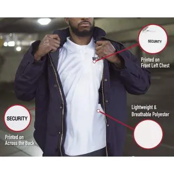 Wicking Security Polo Shirt 100% polyester