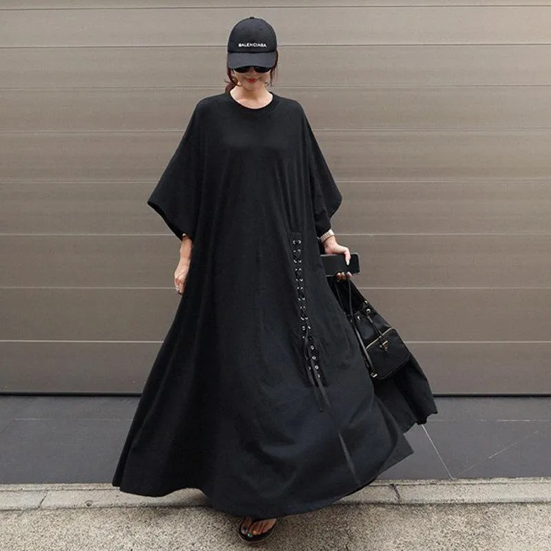 Women Summer Plus Sizes Loose Cozy Dresses